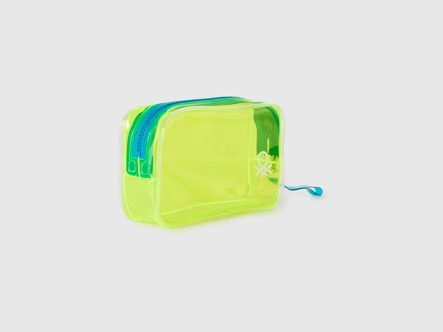 Benetton_Green_Beauty Case in PVC with Logo_6OKDVY00F_40C_02