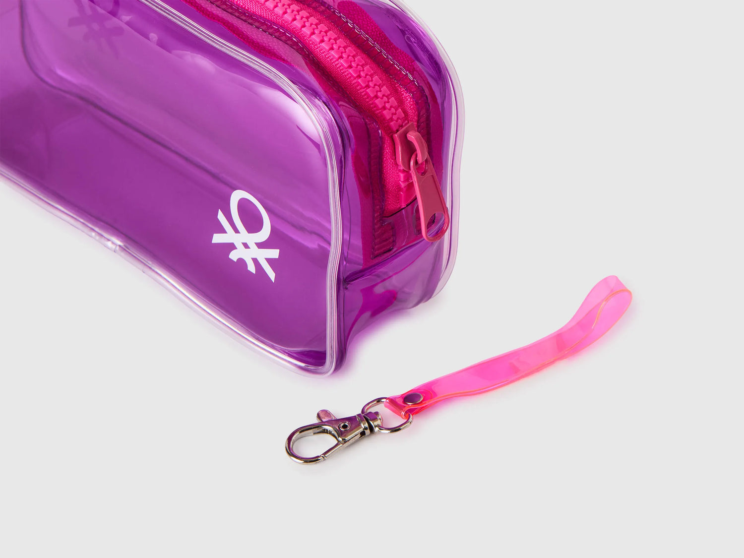 Benetton_Purple_Beauty Case in PVC with Logo_6OKDVY00F_40U_03