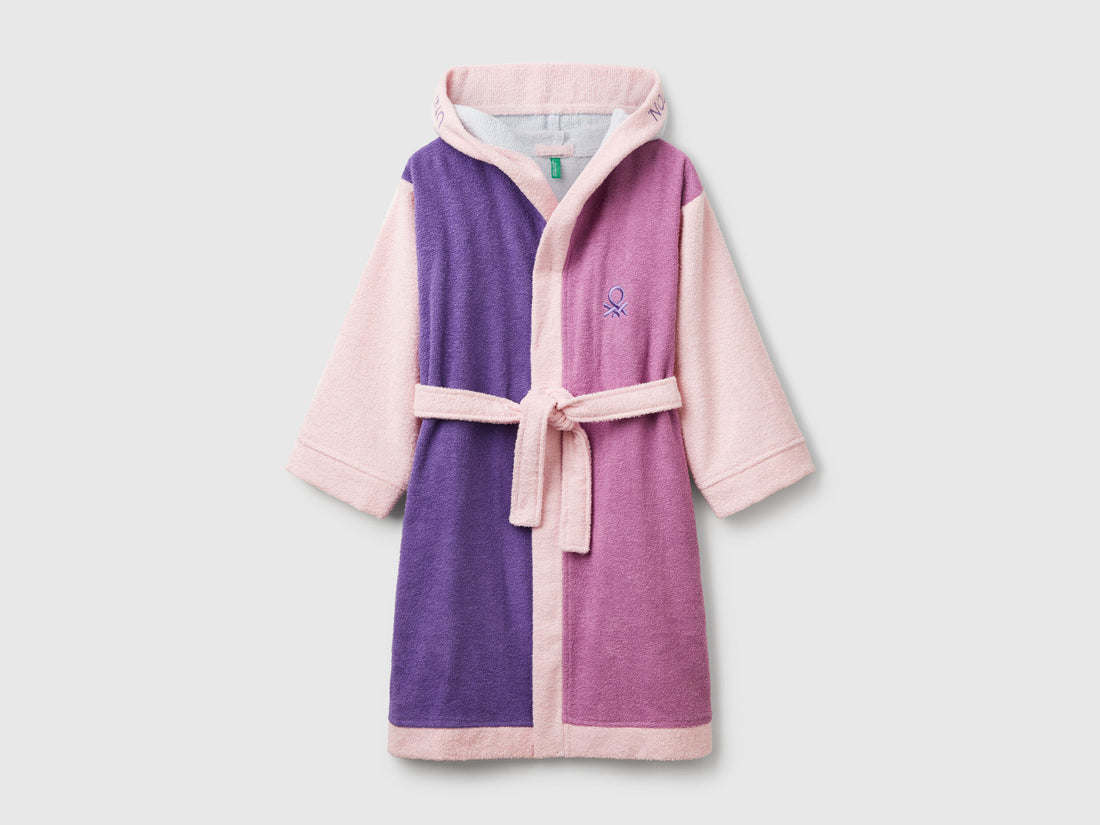 Benetton_Color Block Bathrobe_6ORD0800M_901_01