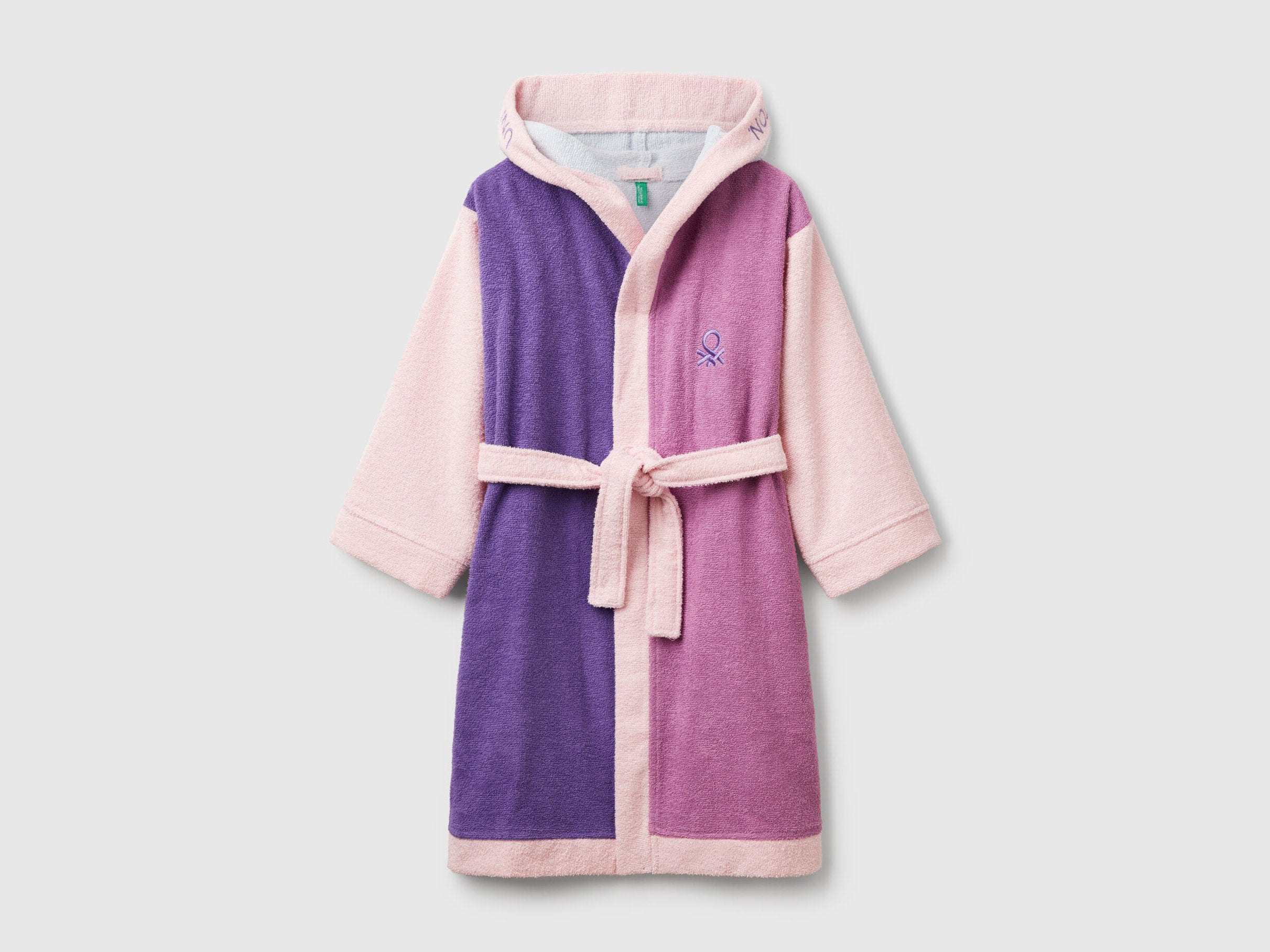 Benetton_Color Block Bathrobe_6ORD0800M_901_01