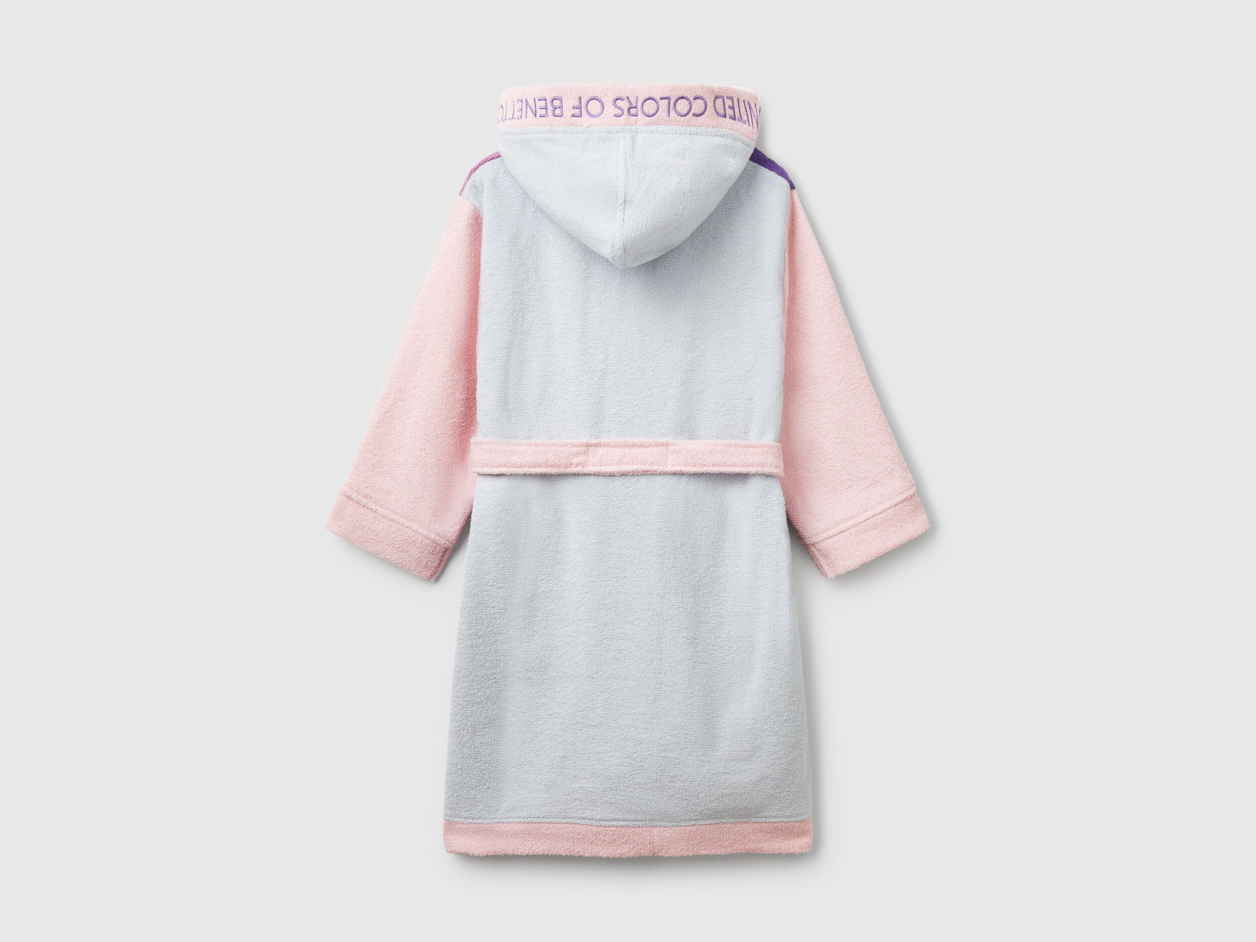 Benetton_Color Block Bathrobe_6ORD0800M_901_02