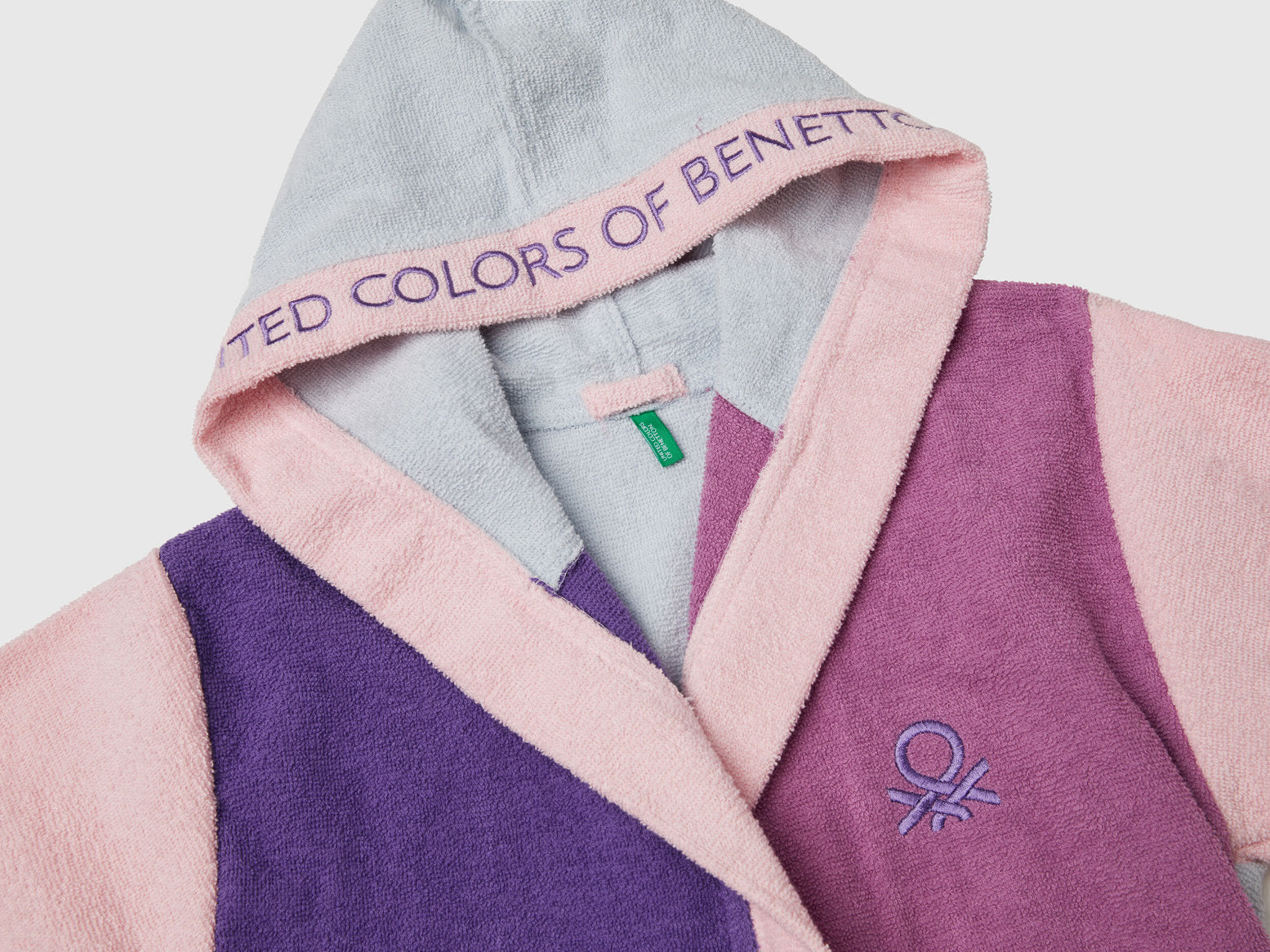 Benetton_Color Block Bathrobe_6ORD0800M_901_03
