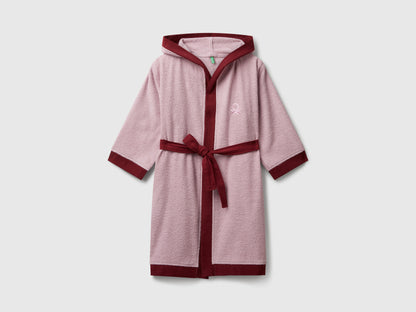 Benetton_Pink_Robe with Logo_6ORD0800R_901_01