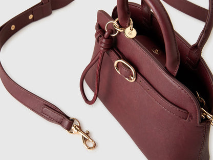 Benetton Burgundy Women Mini Handbag with Shoulder Strap SKU: 6PPNVY03R_902 Image 03