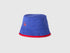 Benetton Bright Blue Boys Reversible Bucket Hat SKU: 6Q8RRA00K_03H Image 01