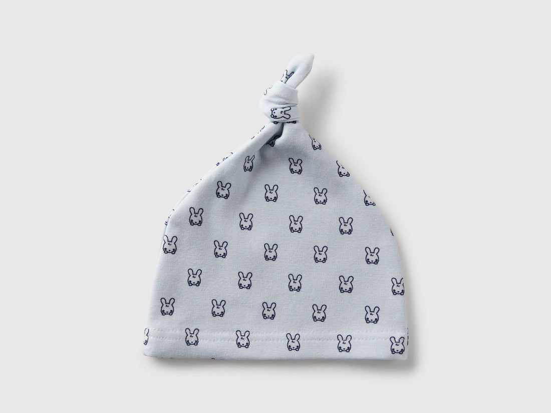 Benetton_Printed Hat with Knot_6SDFAA00V_61K_01