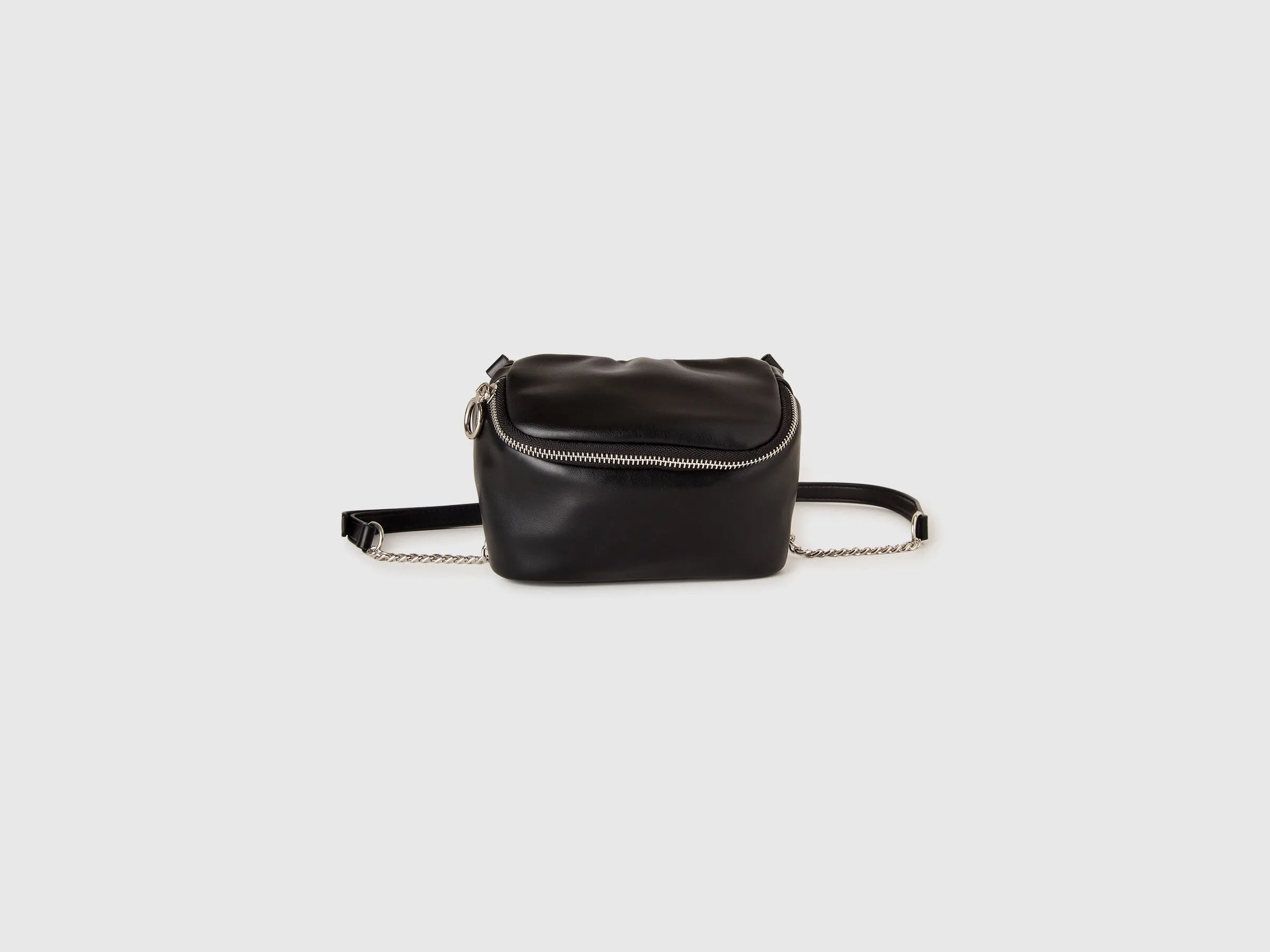 Benetton Black Women Black Cloud Bag SKU: 6TREVY01K_100 Image 01