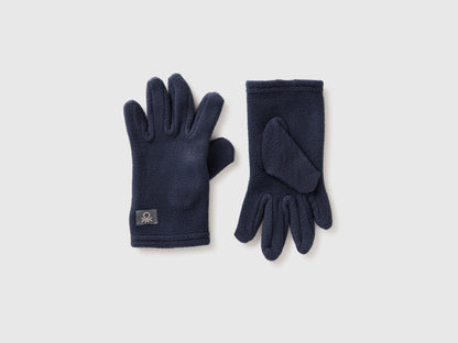 Benetton_Dark Blue_Fleece Gloves_6U87CG007_252_01