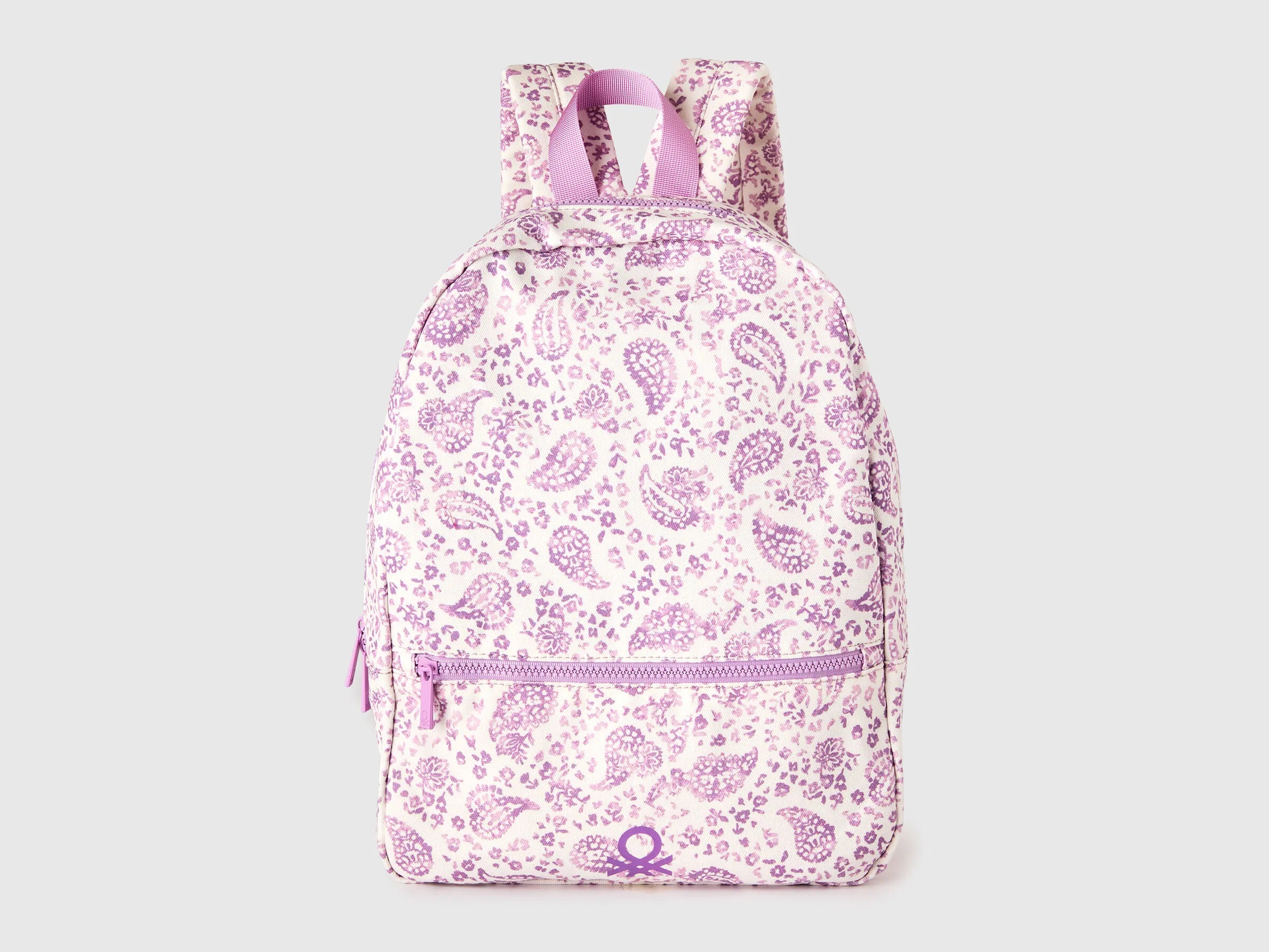 Benetton Violet Boys Patterned Backpack SKU: 6U8RRY009_914 Image 01