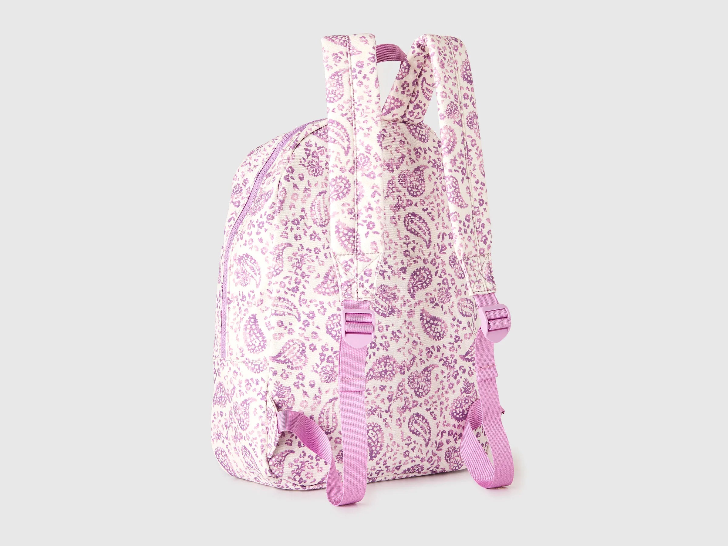 Benetton Violet Boys Patterned Backpack SKU: 6U8RRY009_914 Image 02