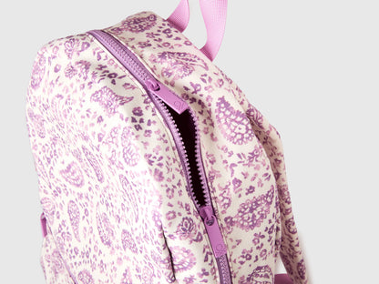 Benetton Violet Boys Patterned Backpack SKU: 6U8RRY009_914 Image 03