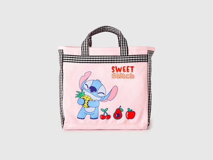 Benetton Pink Girls ©Disney Stitch Backpack SKU: 6UJYRY00A_25F Image 01