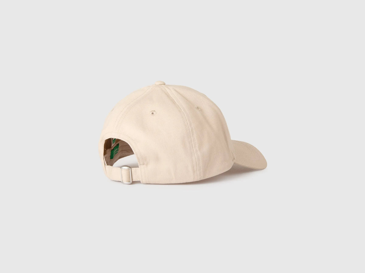 Benetton Beige Men Baseball Cap with Logo SKU: 6UMVVA00H_312 Image 02