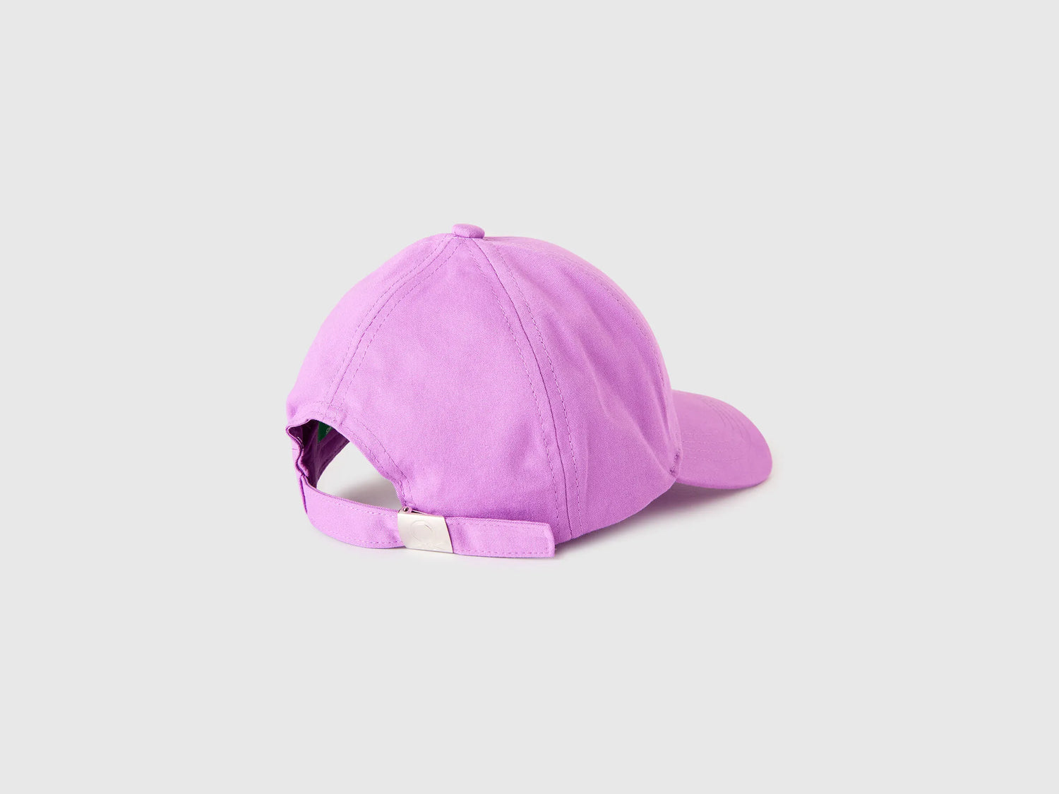 Benetton Purple Boys Canvas Baseball Hat SKU: 6WJSRA00D_03L Image 02