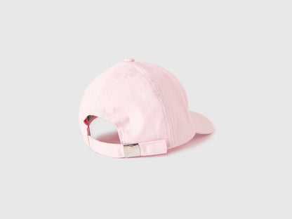 Benetton Pink Boys Canvas Baseball Hat SKU: 6WJSRA00D_0C3 Image 02