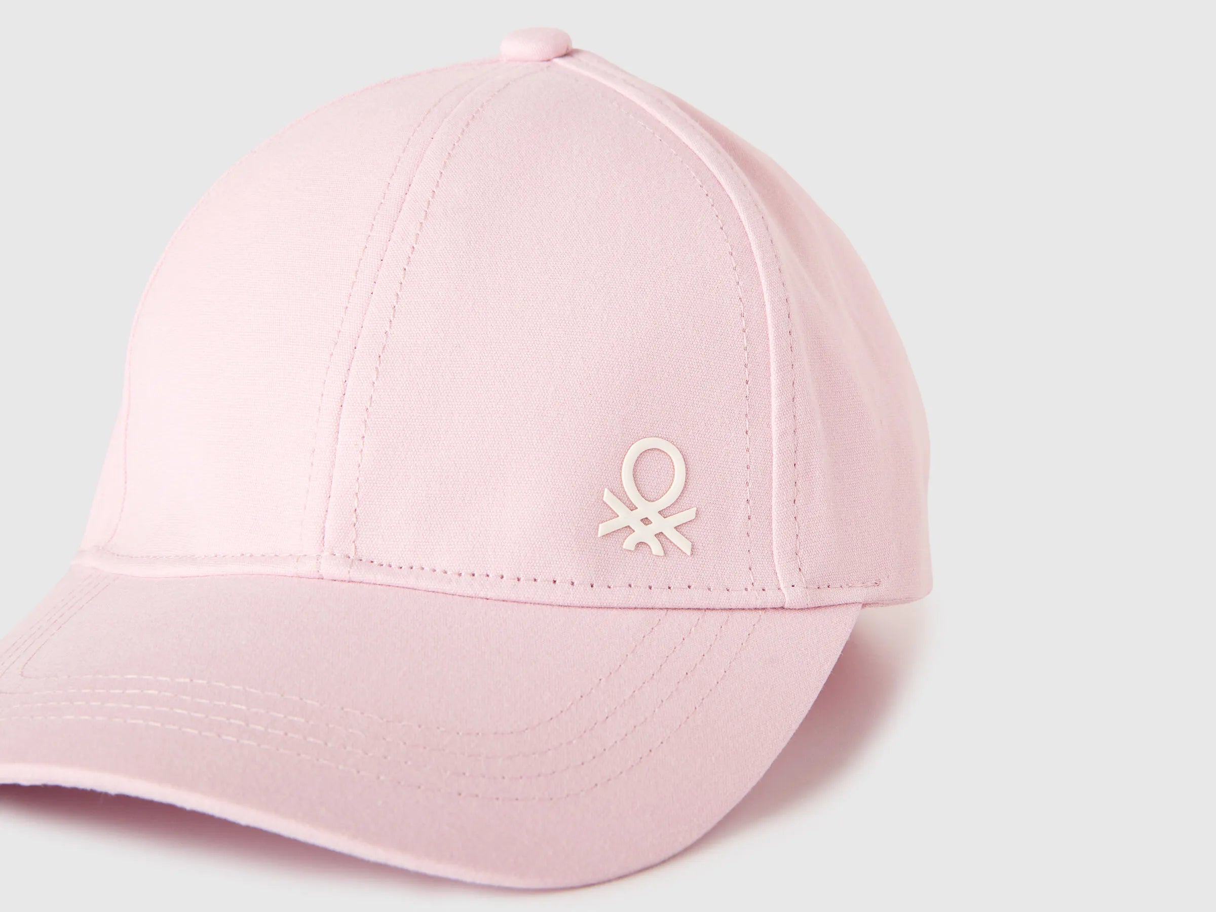 Benetton Pink Boys Canvas Baseball Hat SKU: 6WJSRA00D_0C3 Image 03