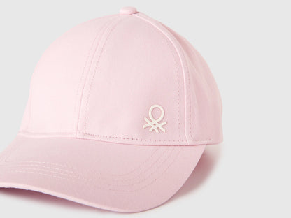 Benetton Pink Boys Canvas Baseball Hat SKU: 6WJSRA00D_0C3 Image 03