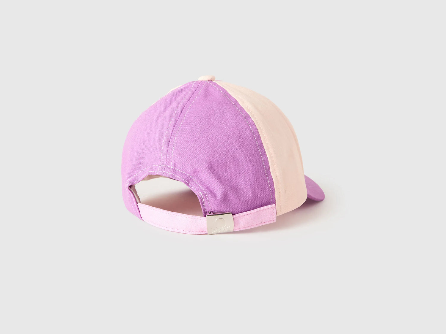 Benetton Purple Boys Color Block Baseball Cap SKU: 6YE1RA00B_912 Image 02