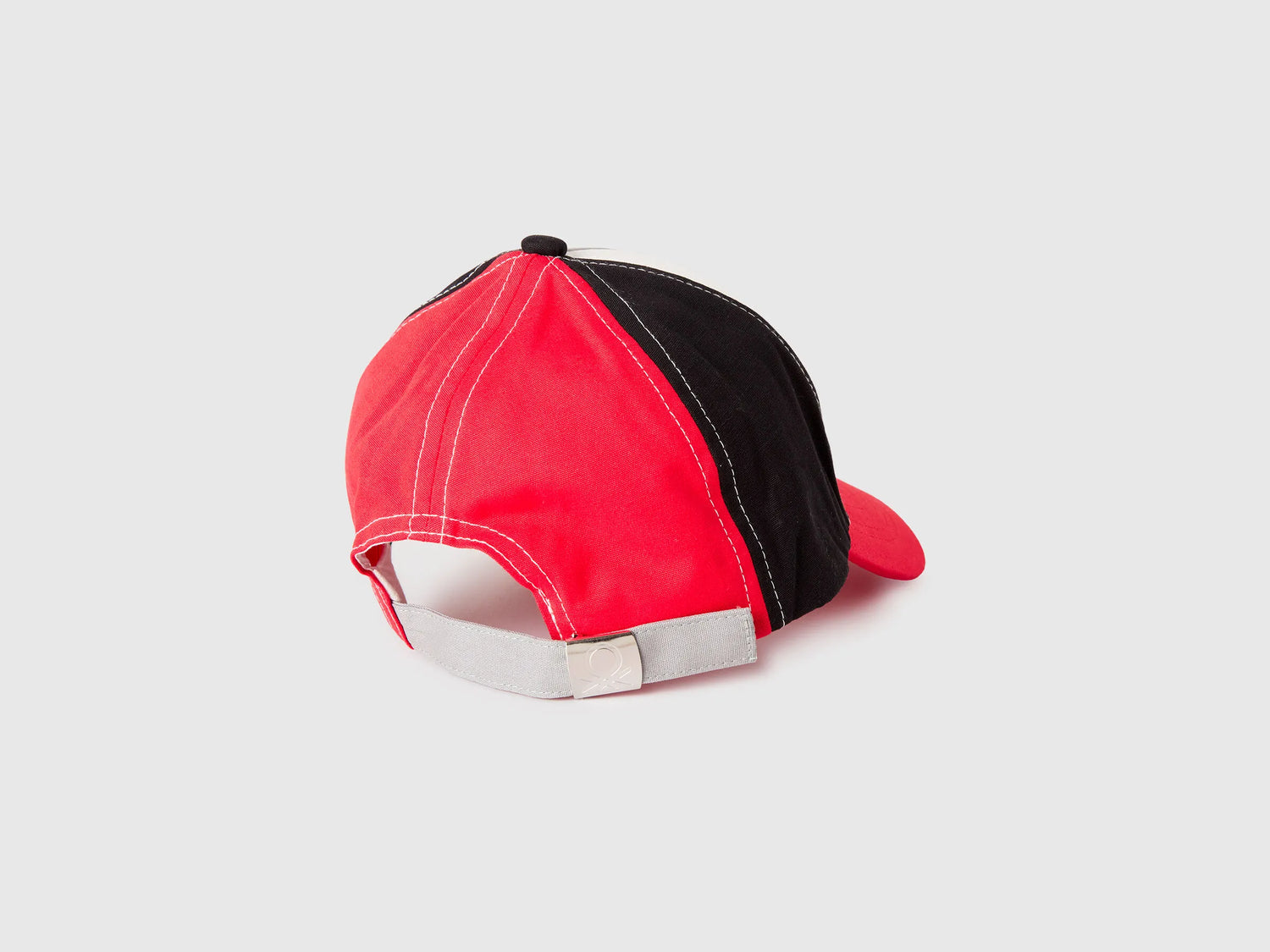 Benetton Red Boys Color Block Baseball Hat SKU: 6YE1RA00C_910 Image 02