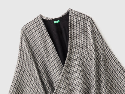 Benetton Black Women Reversible Belted Cape SKU: 6ZYLVU00N_901 Image 05