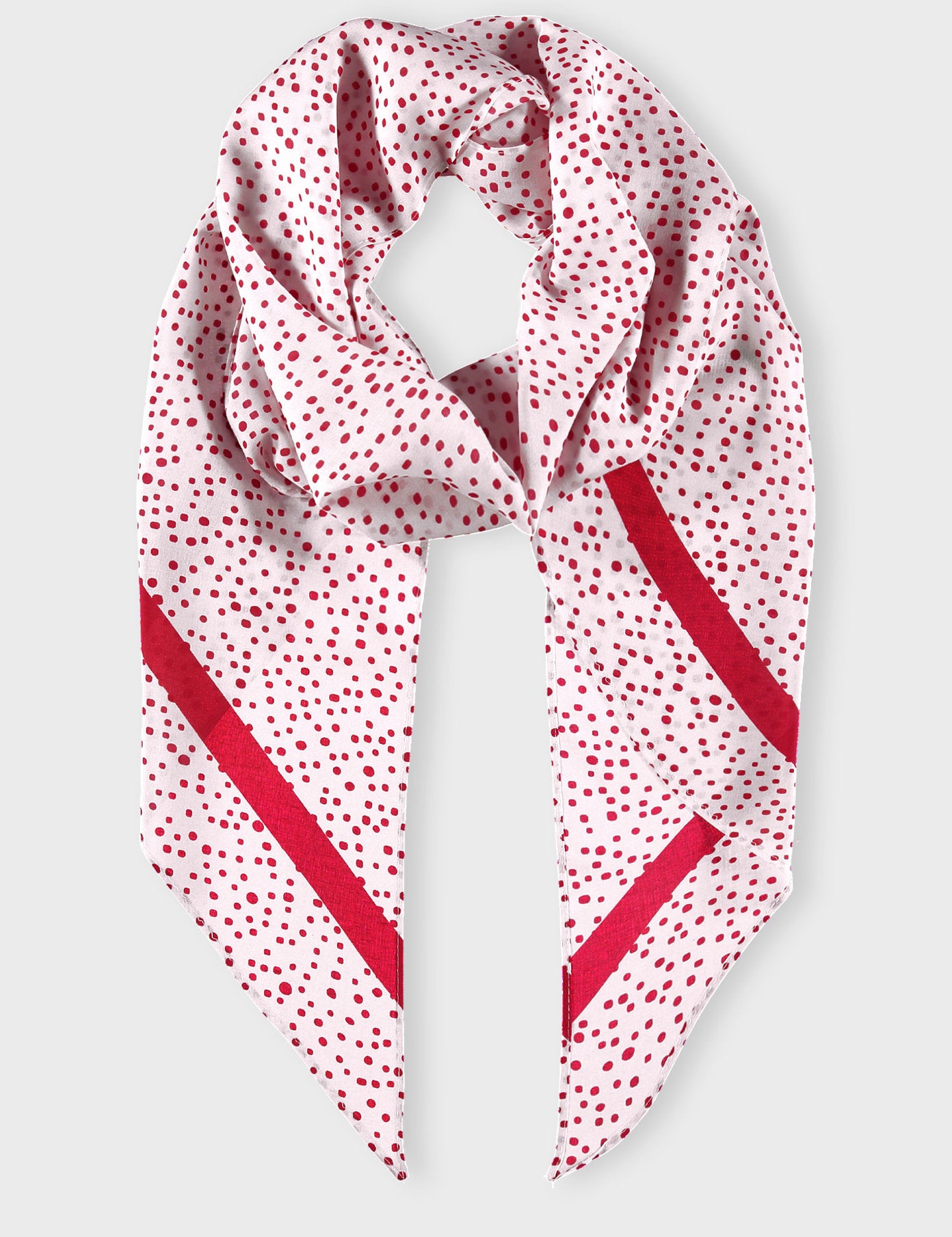 Taifun_Narrow Scarf with a Polka Dot Pattern_700309-13201_3602_05