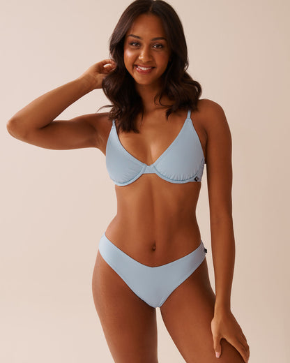 La Vie en Rose_Powder Blue_BABY BLUE Ribbed Triangle Bikini Top_70100775_40198_01