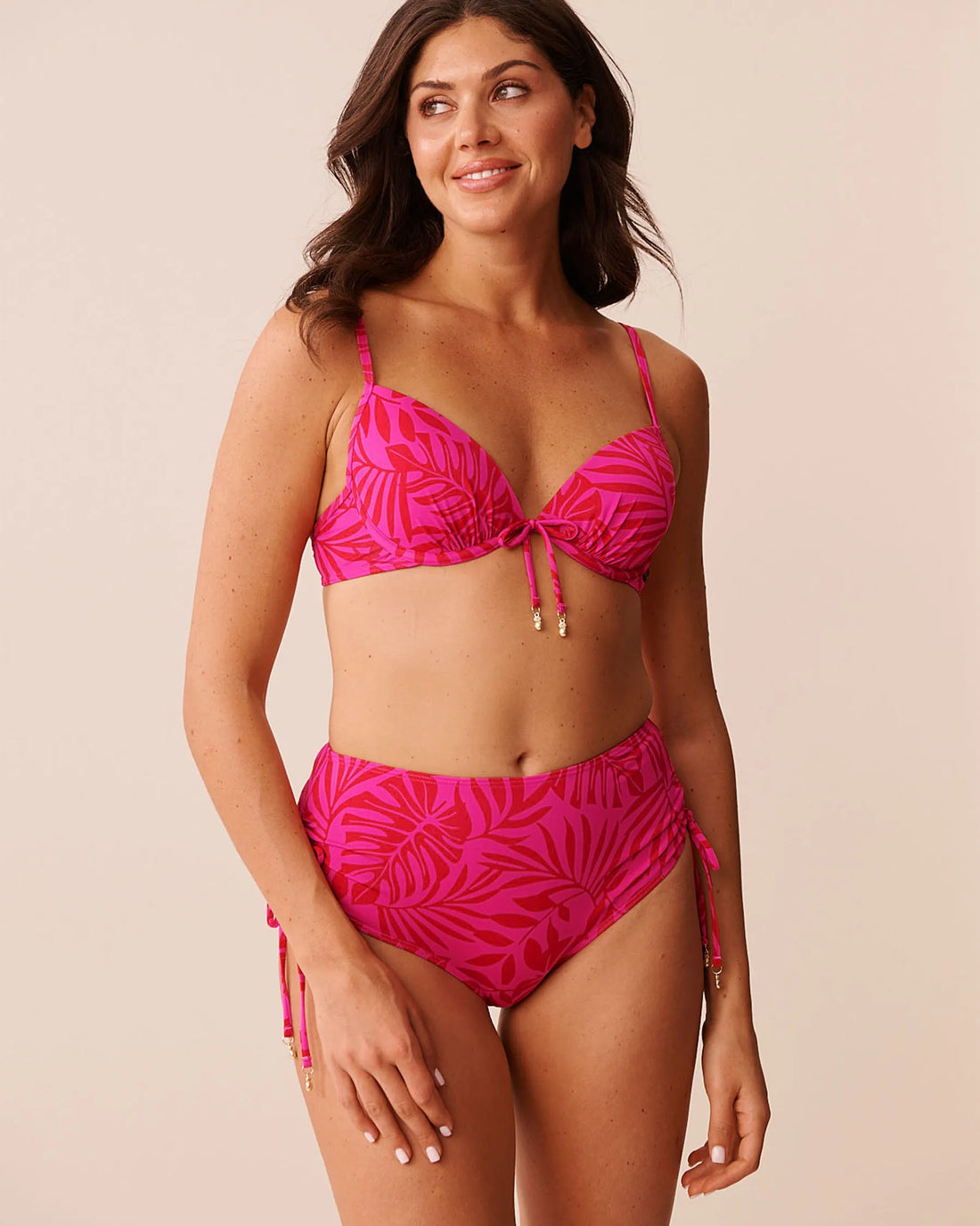 La Vie en Rose Grace Bay Women TROPICAL FUCHSIA Push-up Bikini Top SKU: 70100924_P60465 Image 01