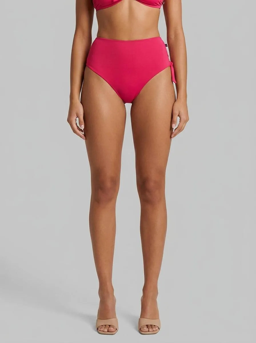 La Vie en Rose Barberry Women CHILI PEPPER Side Sash High Waist Bikini Bottom SKU: 70300868_60222 Image 00