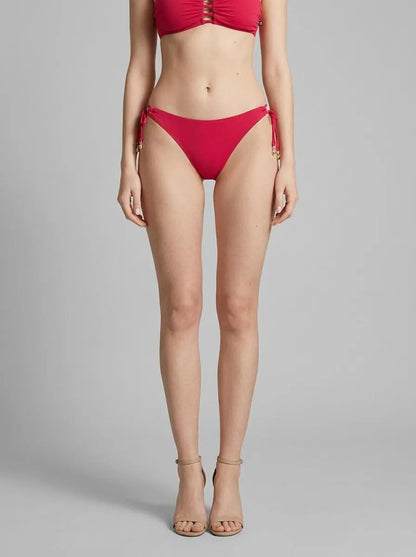 La Vie en Rose Barberry Women CHILI PEPPER Side Tie Brazilian Bikini Bottom SKU: 70300869_60222 Image 00