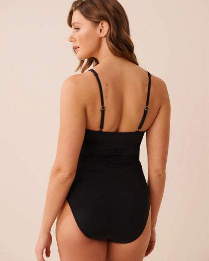 La Vie en Rose Black Beauty Women DAHLIA Built-in Control One-piece Swimsuit SKU: 70400212_00001 Image 03