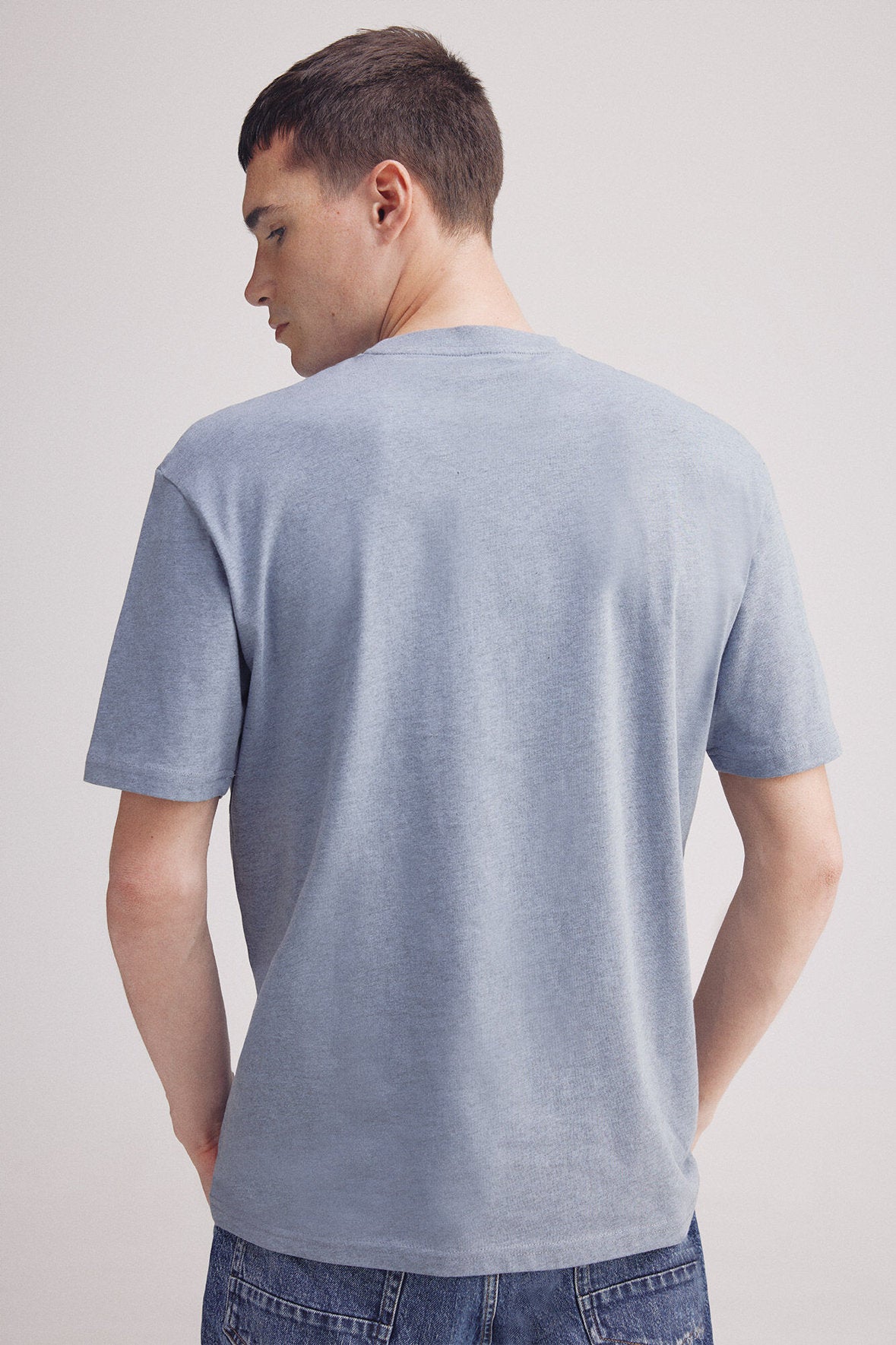 Springfield_Basic Melange T-Shirt_7122288_15_04
