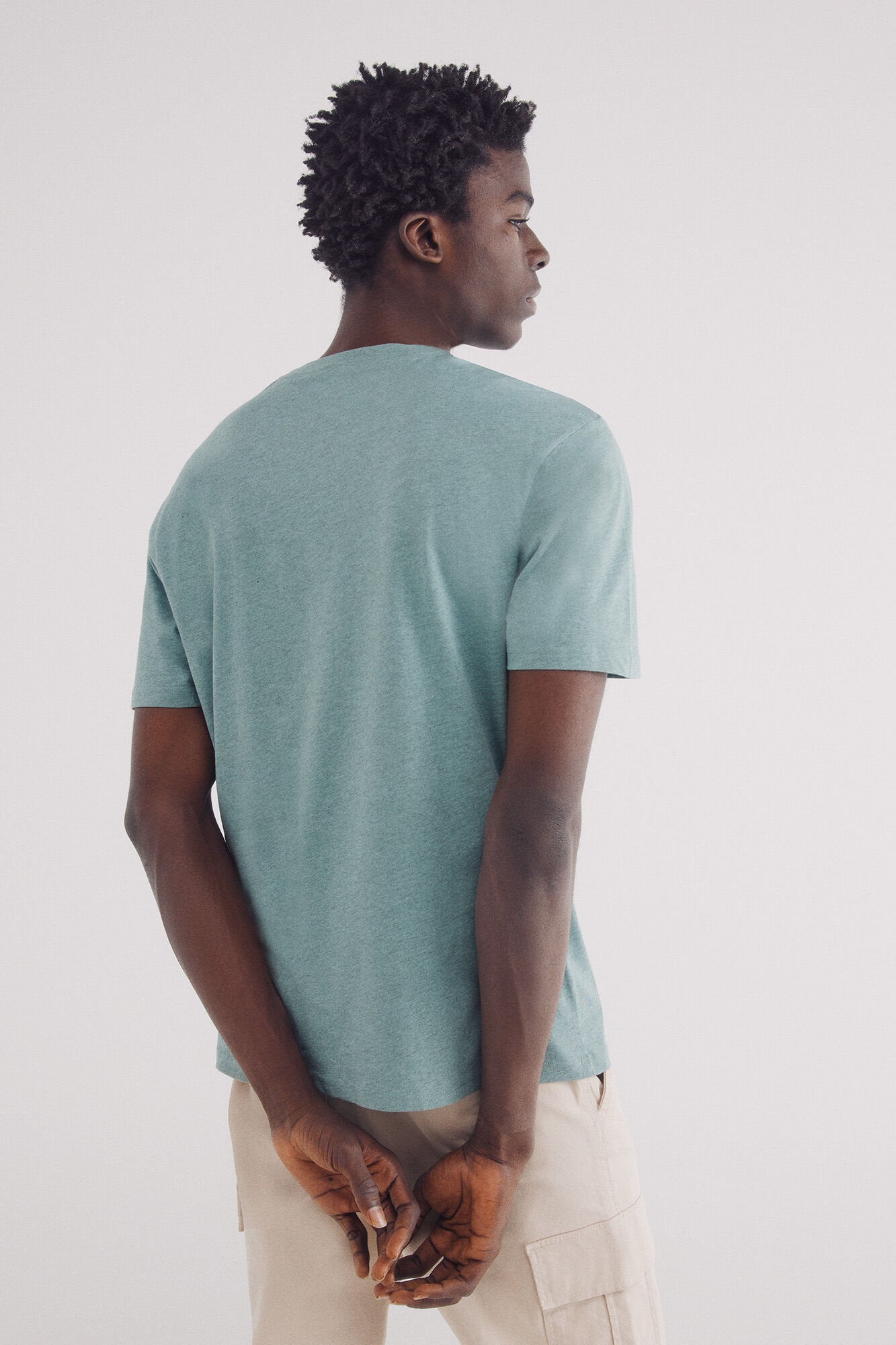 Springfield_Basic Melange T-Shirt_7122288_27_03