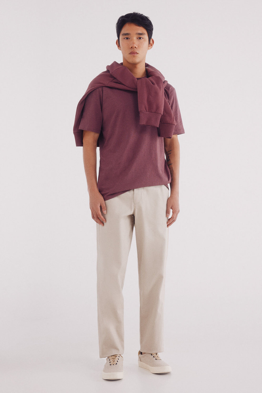 Springfield_Basic Melange T-Shirt_7122288_68_02