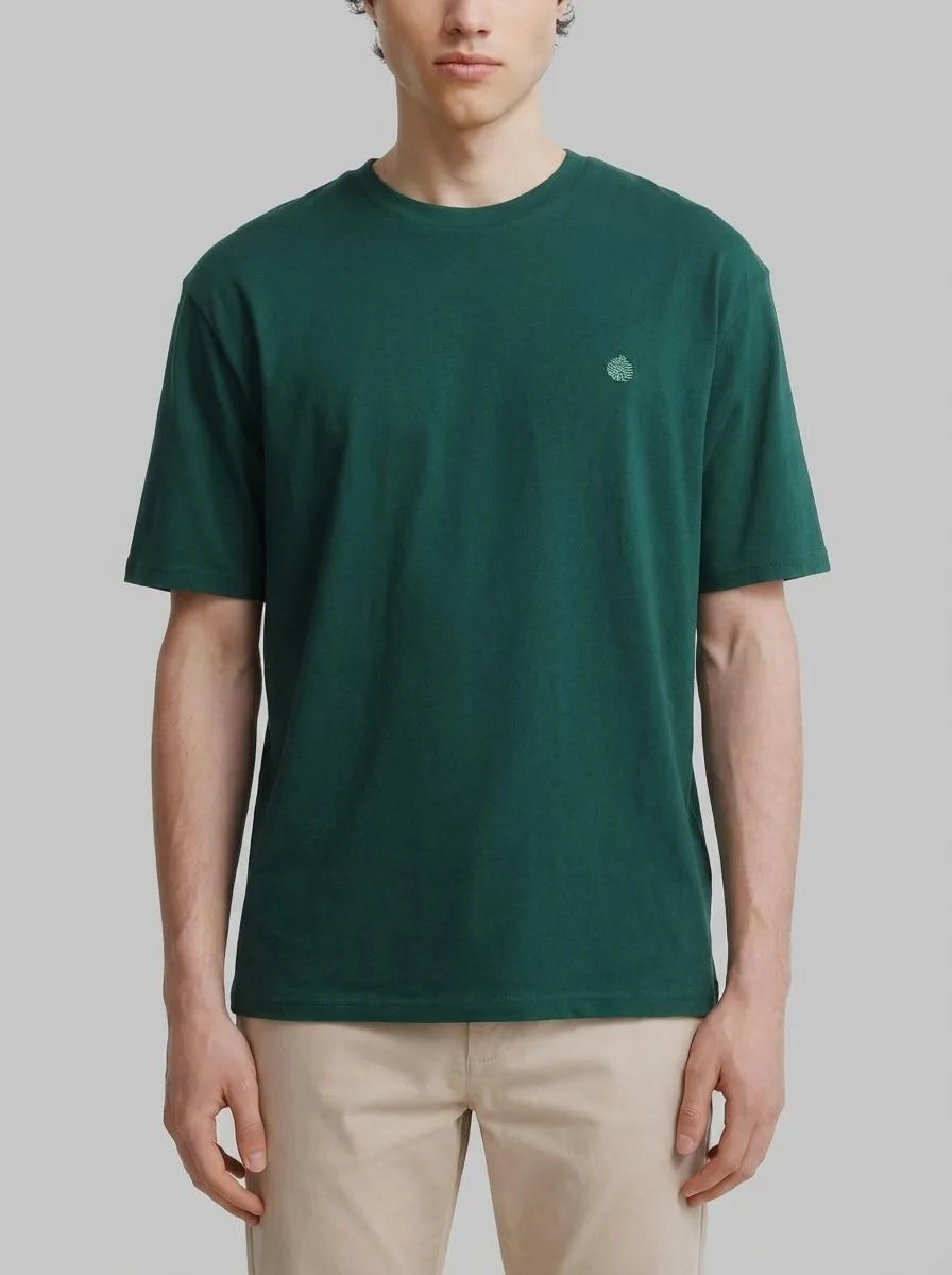 Springfield Green Men Springfield Logo Basic T-Shirt SKU: 7122309_21 Image 00