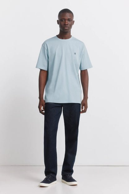 Springfield Blue Men Springfield Logo Basic T-Shirt SKU: 7122309_81 Image 04