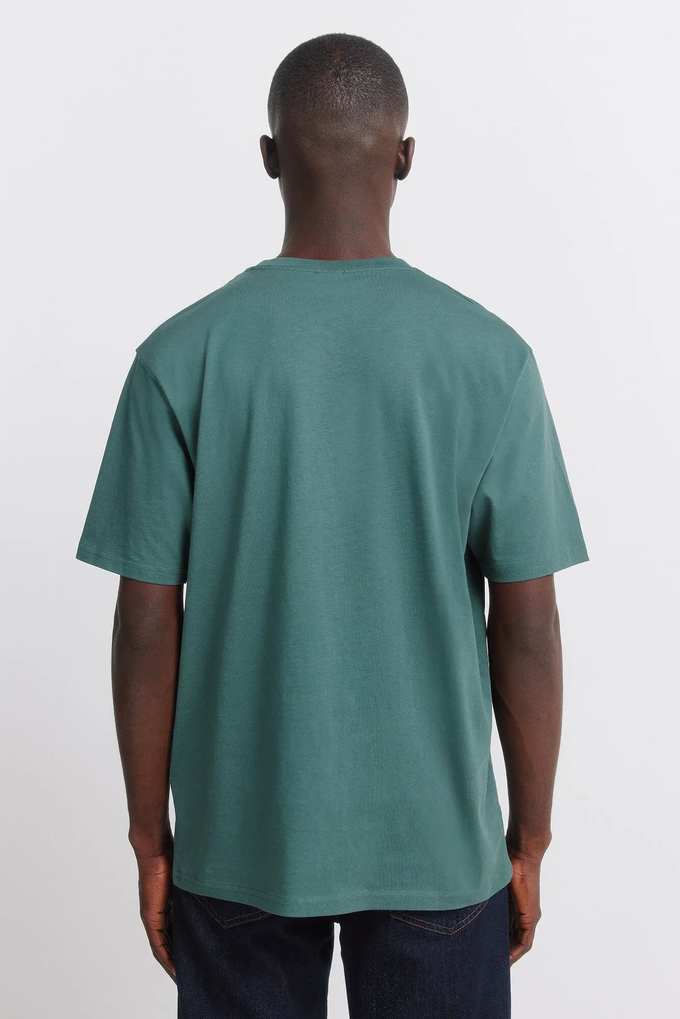 Springfield Blue Men Springfield Logo Basic T-Shirt SKU: 7122309_87 Image 04