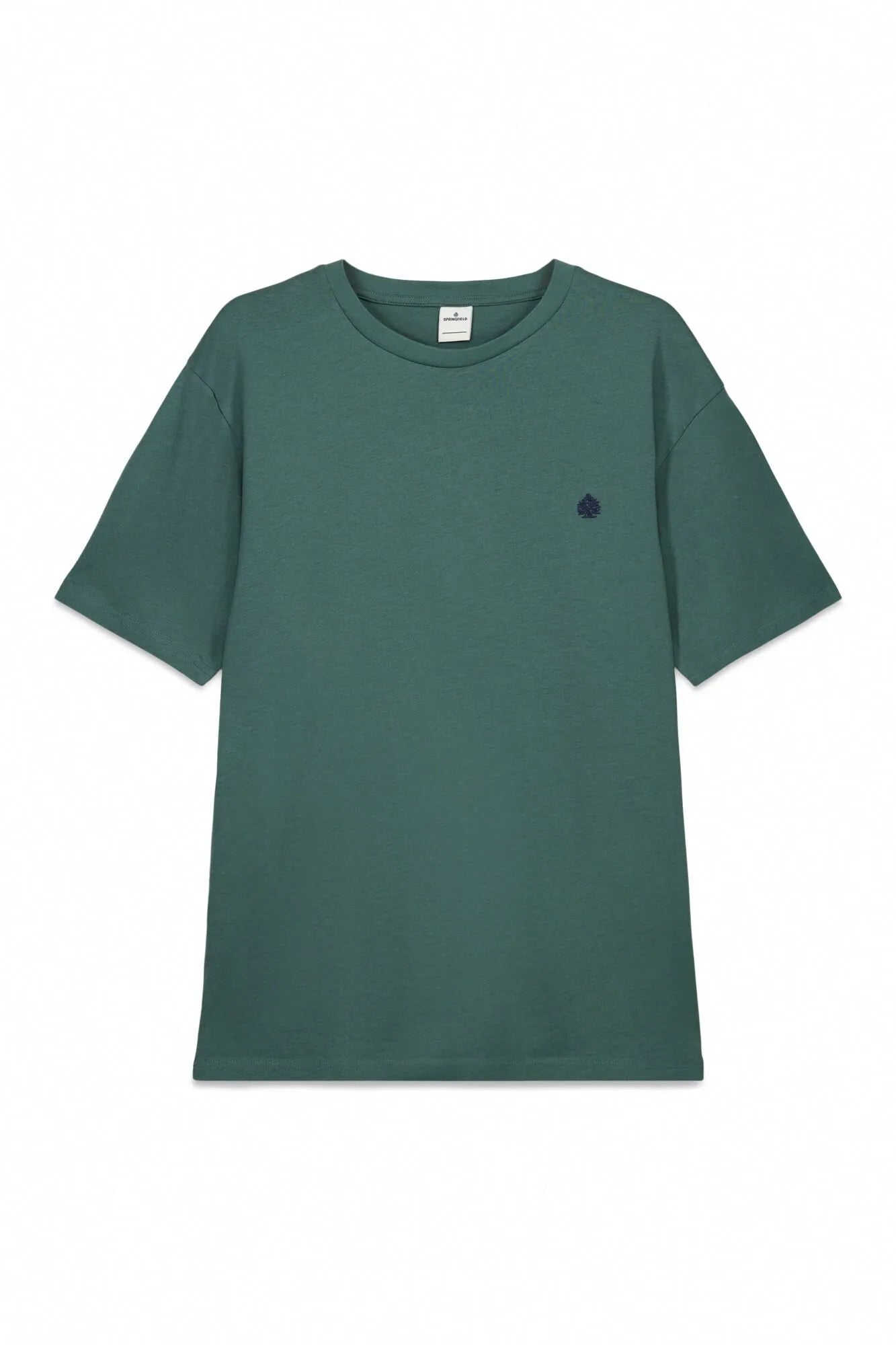 Springfield Blue Men Springfield Logo Basic T-Shirt SKU: 7122309_87 Image 05
