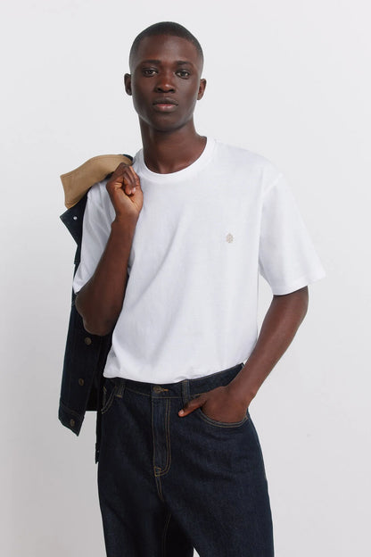 Springfield White Men Springfield Logo Basic T-Shirt SKU: 7122309_99 Image 01