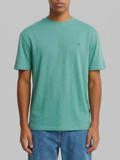 Springfield Green Men Viscose Basic T-Shirt SKU: 7122310_25 Image 00
