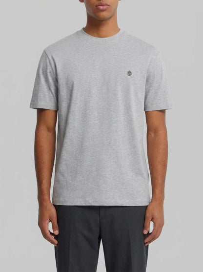 Springfield Gray Men Viscose Basic T-Shirt SKU: 7122310_46 Image 00
