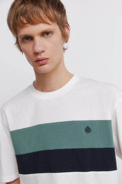 Springfield White Men T-Shirt Cuts SKU: 7122311_96 Image 02