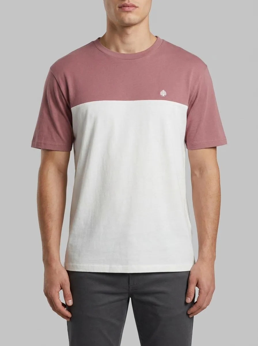 Springfield Green Men Color Block T-Shirt SKU: 7122317_25 Image 00