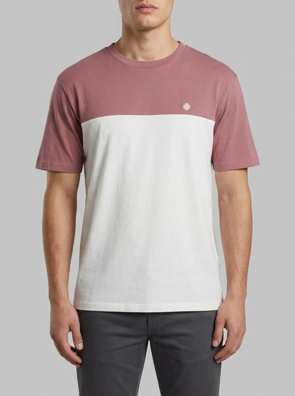 Springfield Green Men Color Block T-Shirt SKU: 7122317_25 Image 00