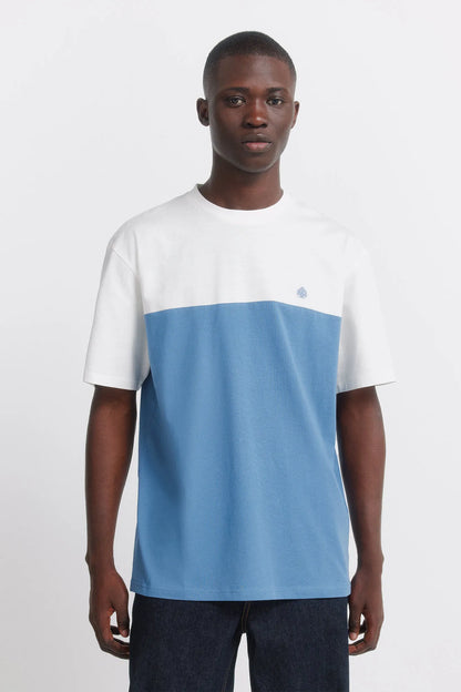 Springfield White Men Color Block T-Shirt SKU: 7122317_96 Image 01