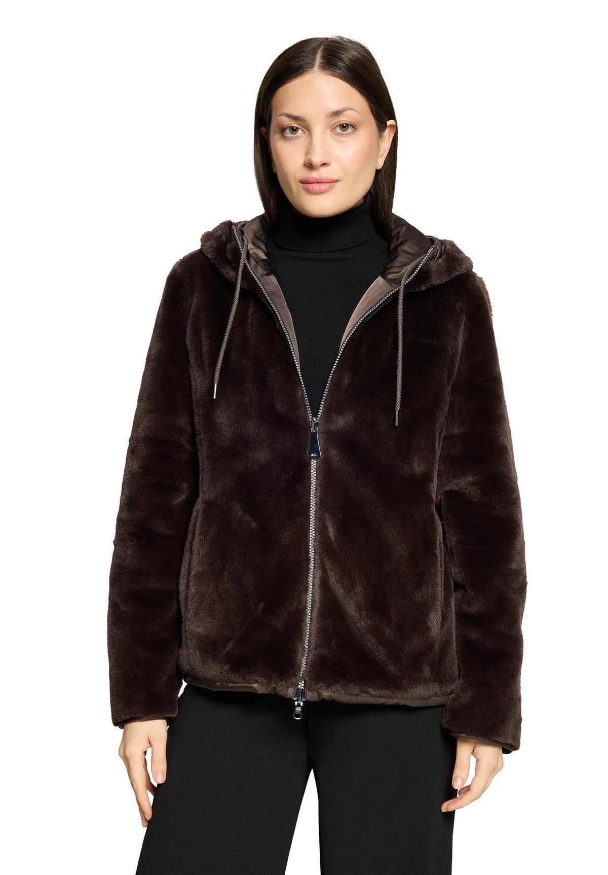 Betty Barclay Black Bean Women Reversible Jacket SKU: 7124-1601_9097 Image 06