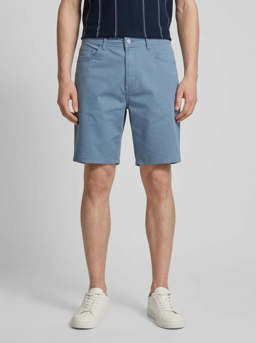 Springfield 0 Men Lightweight 5-Pocket Washed Regular Fit Bermuda Shorts SKU: 7133005_18 Image 00