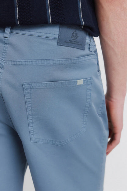 Springfield 0 Men Lightweight 5-Pocket Washed Regular Fit Bermuda Shorts SKU: 7133005_18 Image 06