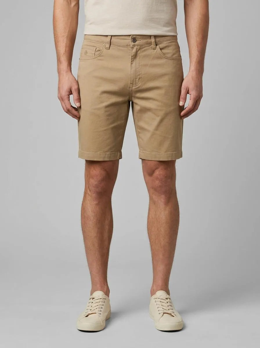 Springfield 0 Men Lightweight 5-Pocket Washed Regular Fit Bermuda Shorts SKU: 7133005_35 Image 00