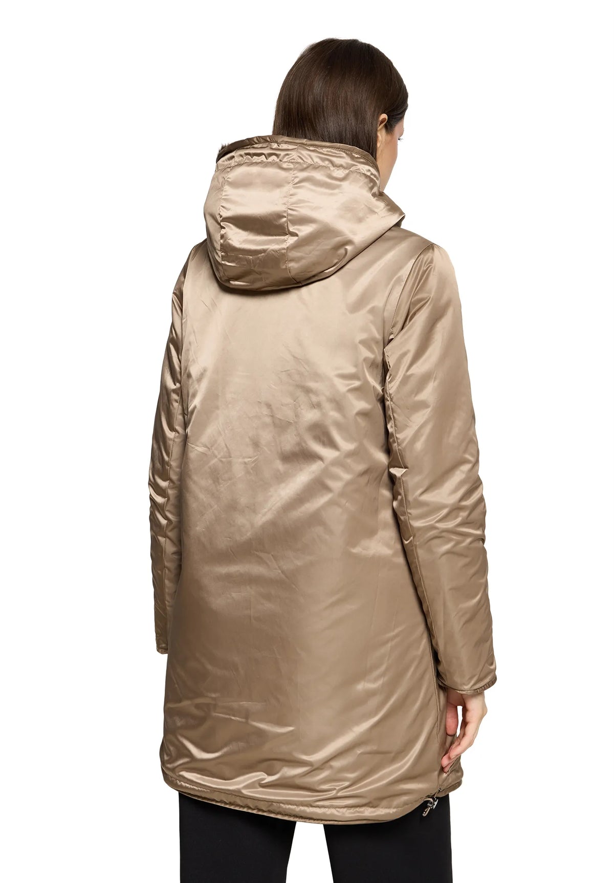 Betty Barclay Taupe/Brown Women Reversible Jacket SKU: 7153-1646_7872 Image 07