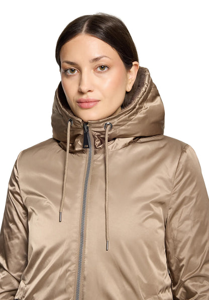 Betty Barclay Taupe/Brown Women Reversible Jacket SKU: 7153-1646_7872 Image 08